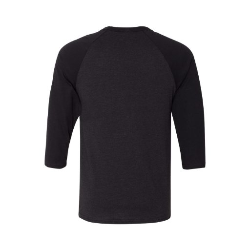 Bella + Canvas Three-Quarter Sleeve Raglan Baseball Tee