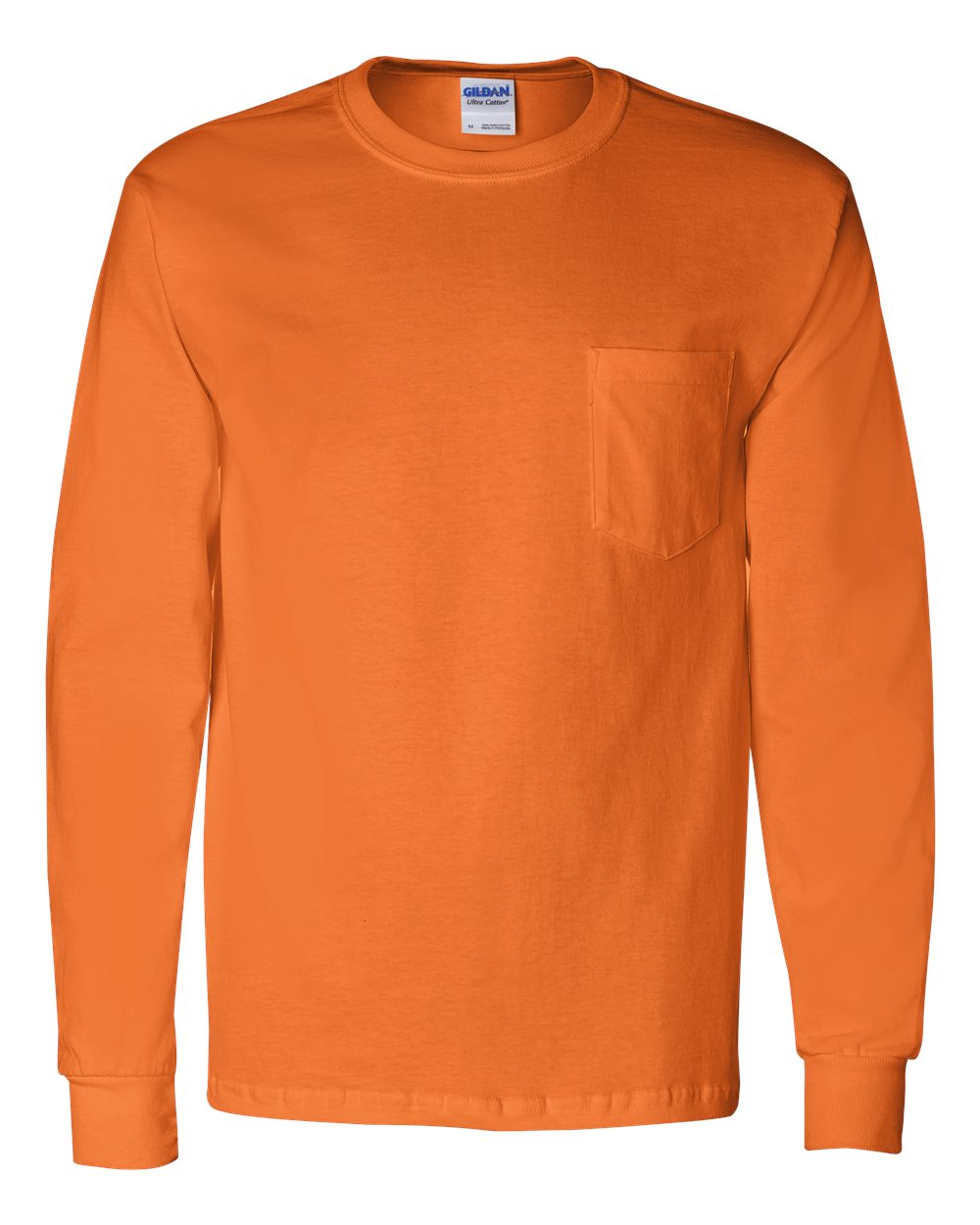 Gildan Ultra Cotton® Long Sleeve Pocket T-Shirt