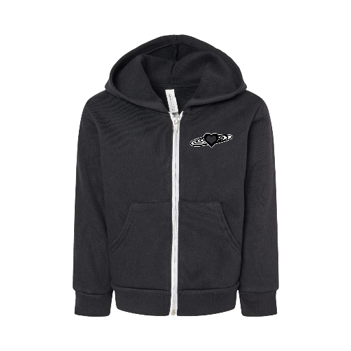 Bella + Canvas Toddler Sponge Fleece Full-Zip Hoodie