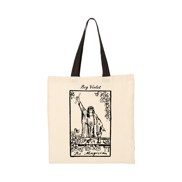 Q-Tees Economical Tote with Contrast-Color Handles