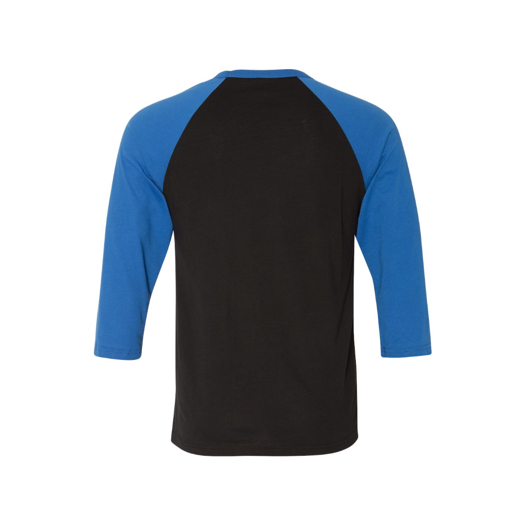 Bella + Canvas Three-Quarter Sleeve Raglan Baseball Tee
