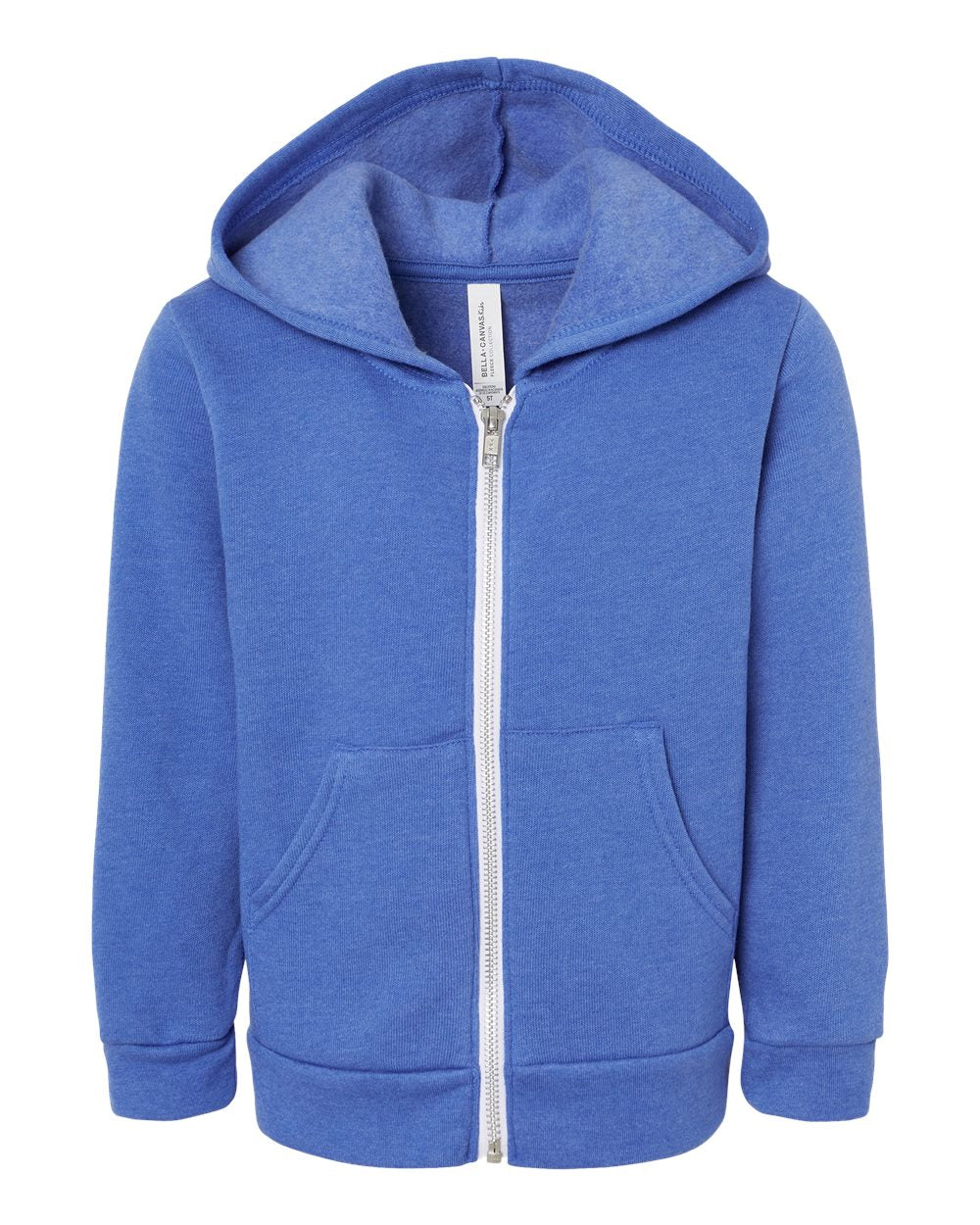 Bella + Canvas Toddler Sponge Fleece Full-Zip Hoodie