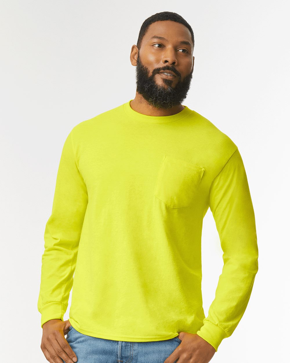 Gildan Ultra Cotton® Long Sleeve Pocket T-Shirt