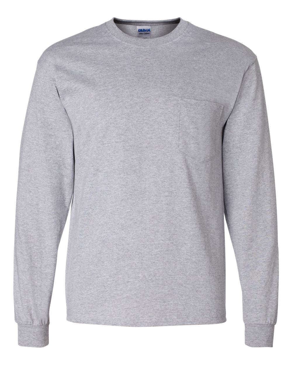 Gildan Ultra Cotton® Long Sleeve Pocket T-Shirt