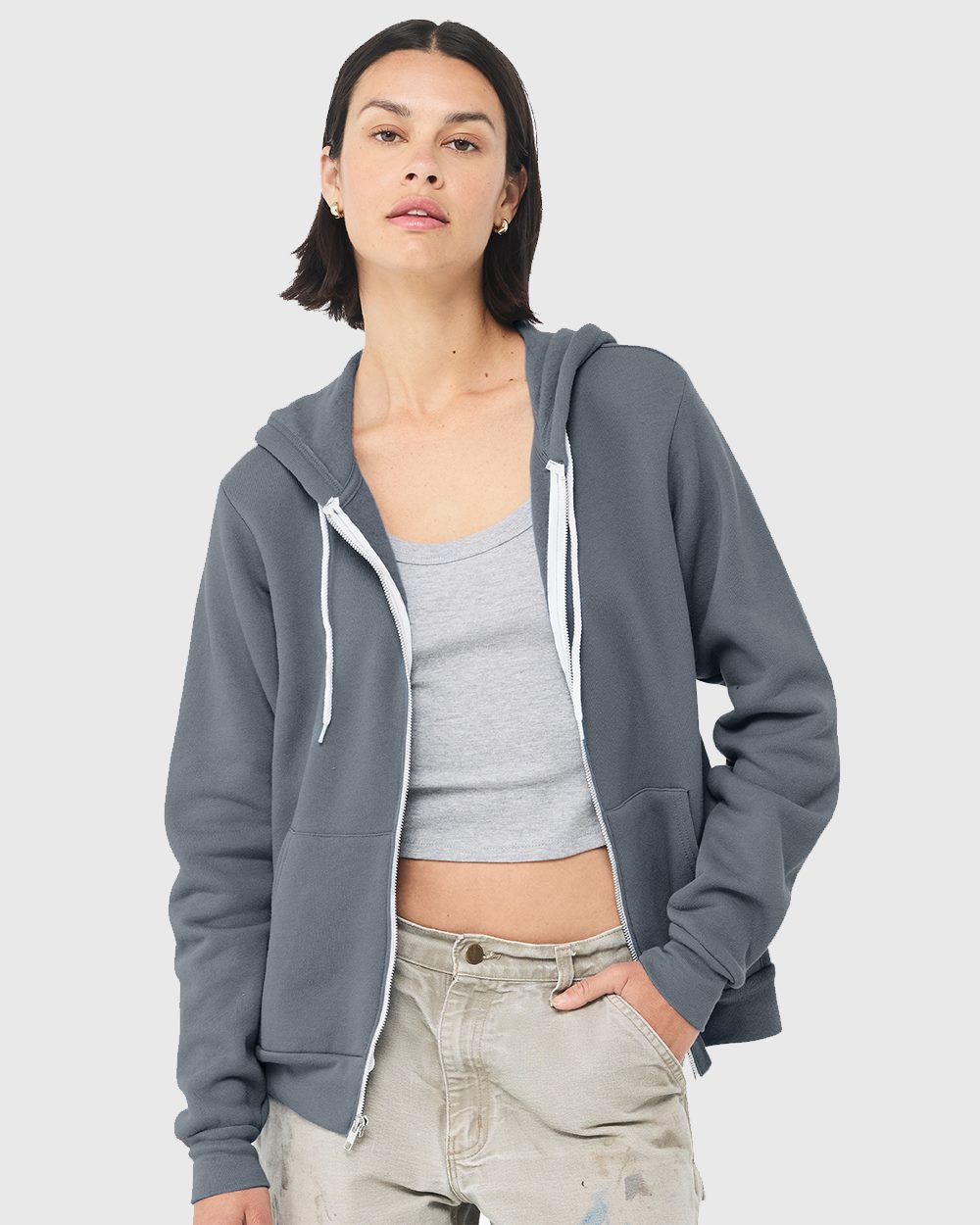 Bella + Canvas Sponge Fleece Full-Zip Hoodie