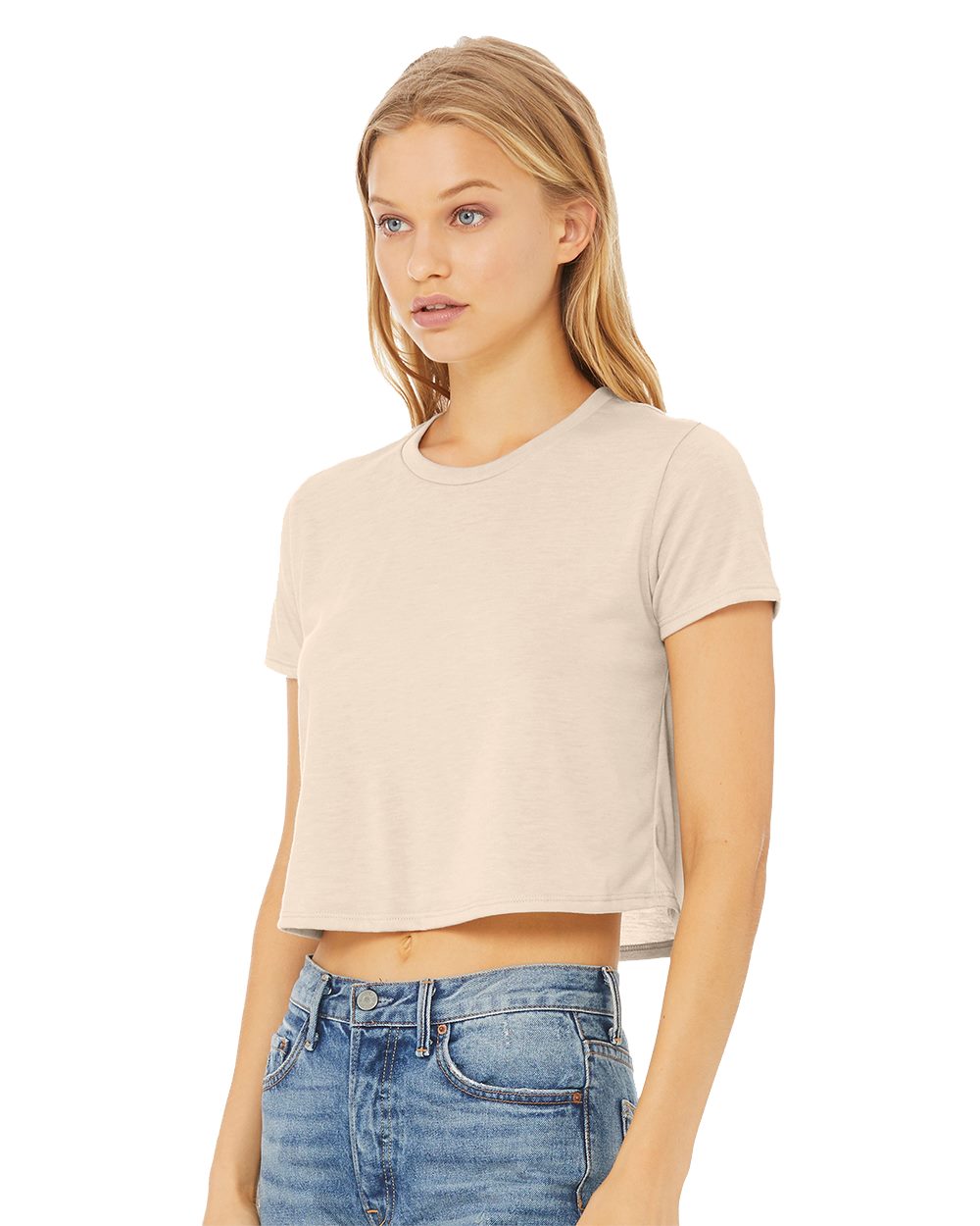 Bella + Canvas Women’s Flowy Crop Tee